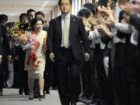 New education minister Tanaka