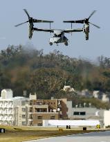 U.S. Marines begin operating Osprey aircraft in Okinawa