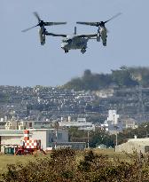 U.S. Marines begin operating Osprey aircraft in Okinawa