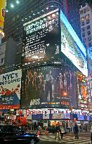 Comfort women ad in Times Square