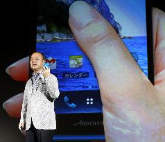 Softbank unveils new smartphones