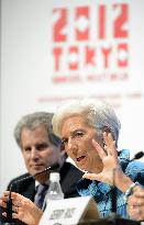 IMF chief Lagarde in Japan