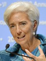 IMF chief Lagarde in Japan