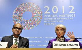 IMF's Largarde, IMFC's Shanmugaratnam