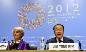 IMF chief Lagarde, WB head Kim