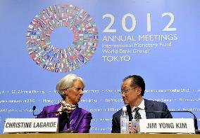 IMF chief Lagarde, WB head Kim