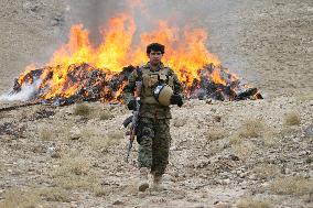 Measure against drugs in Afghanistan