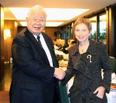 Japanese, French business group heads