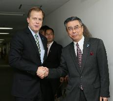 U.S. special envoy on N. Korea Davies in Japan