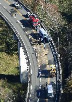 Traffic accident in Hokkaido