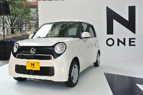 Honda's new N-ONE minivehicle