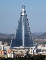 Ryugyong Hotel in Pyongyang