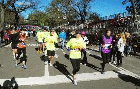 Runners in N.Y.
