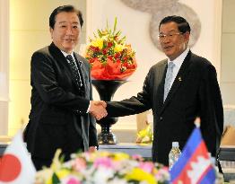 Japanese PM Noda in Laos