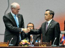 Asia-Europe summit in Laos
