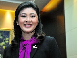 Thai PM Yingluck in Vientiane