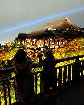Kiyomizu-dera illuminated