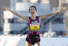 Nasukawa finishes 2nd at Yokohama Women's Marathon