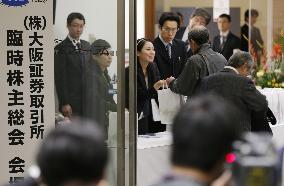 Tokyo, Osaka stock exchanges to merge