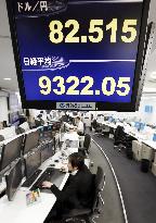 Nikkei recovers 9,300 mark