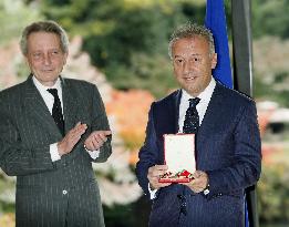 Japan coach Zaccheroni honored by Italy