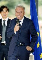 Japan coach Zaccheroni honored by Italy