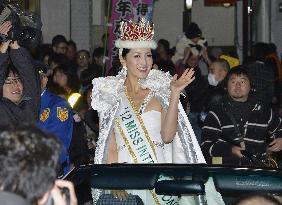 Parade for Miss International winner