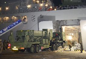 Missile interceptors head to Okinawa