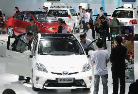 Toyota booth at China auto show