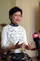 (HKSAR 25)CHINA-HONG KONG-CARRIE LAM-INTERVIEW (CN)