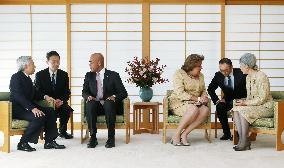 Haiti president, wife meet Japan emperor, empress