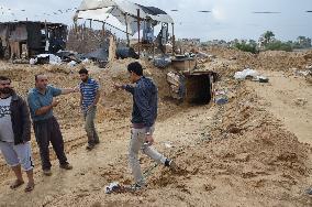 Gaza after airstrikes