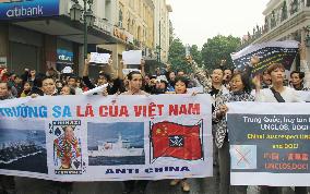 Anti-China protest in Vietnam