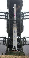 N. Korea launches rocket
