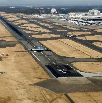 Narita runway in full operation