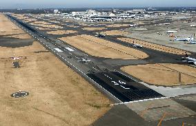 Narita runway in full operation