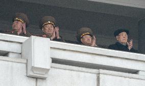 N. Korea celebrates rocket launch