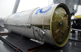 S. Korea retrieves debris of N. Korean rocket