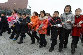 People in Pyongyang