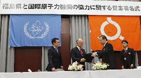 IAEA, Fukushima to cooperate on decontamination