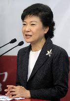 S. Korean president-elect Park