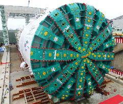Hitachi Zosen unveils world's biggest shield tunneling machine
