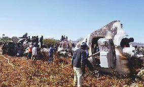Plane crash in Myanmar