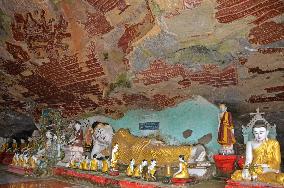 Myanmar cave relics