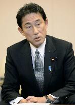 New Foreign Minister Kishida