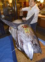 Tuna sold at record 155.4 mil. yen