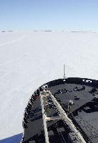 Icebreaker in Antarctica