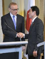 Japanese Foreign Minister Kishida in Australia