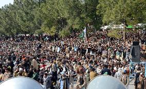 Antigovernment demonstration in Pakistan