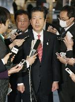 Komeito leader leaves for China